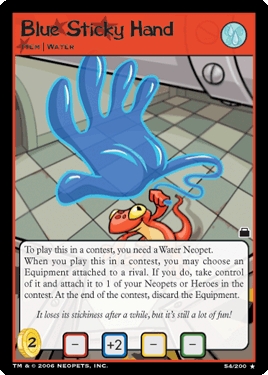 Blue Sticky Hand